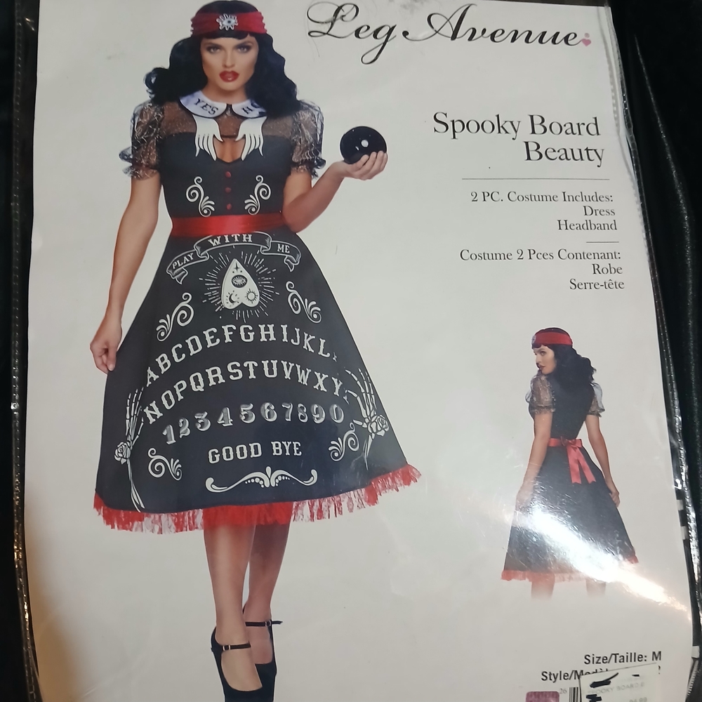 NWT Leg Avenue Spooky Board Beauty Costume M